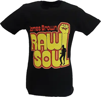 Mens Black Official James Brown Raw Soul T Shirt • £17.99