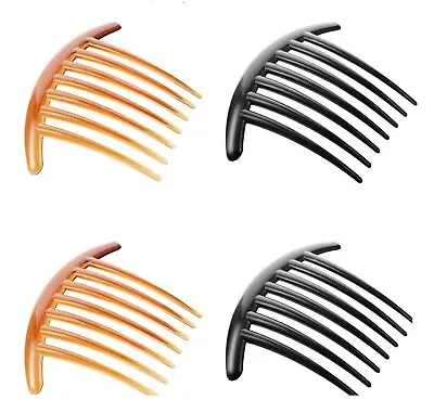 2 X Large Bar Slides Hair Comb French Twist Long Tooth Side Combs Hair Accessory • £5.95