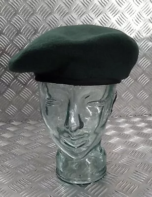 Genuine Military Spec Uniform Dress Wool Beret H&S London Irish Green Size 57cm • £9.99