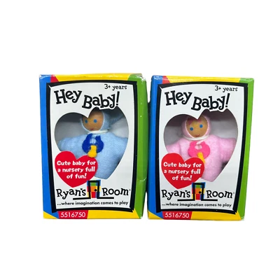 $21.24 • Buy Small World Toy's Ryan's Room Hey Bab! Wooden Baby Doll Boy & Girl Pair 5516750
