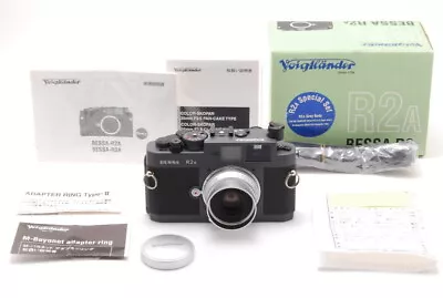 CLA'd【UNUSED Special Set】 Voigtlander Bessa R2A Gray + 35mm F2.5 C Type Lens O21 • $2499.99