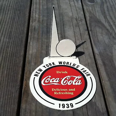 Vintage 1939 COCA-COLA NEW YORK WORLD'S FAIR Coke Drink Coaster Punch Out NOS • $15.96