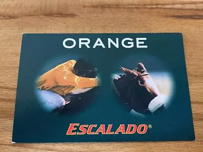 Escalado Horse Racing Game Chad Valley - Orange Horse Card **Spare Piece/parts** • £2.25