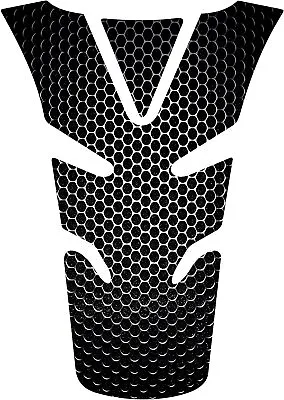 $6.90 • Buy 3D Motorcycle Carbon Vinyl Gel Gas Tank Pad Protector Decal And Sticker Tankpad