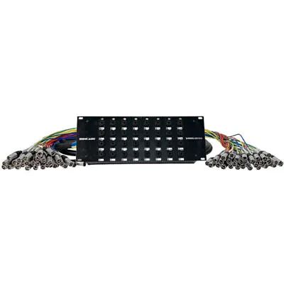 Seismic Audio 32 Channel XLR TRS Combo Splitter Snake Cable - Two 10' XLR Trunks • $384.99