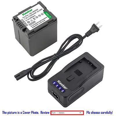 Kastar Battery Super Fast Charger For Panasonic VW-VBG260 & HDC-HS250 HDC-HS300 • $14.99