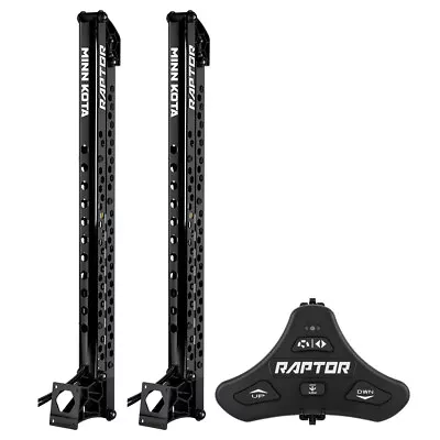 Minn Kota Raptor Bundle Pair - 8' Black Shallow Water Anchors W/Active Anchor... • $3779.99