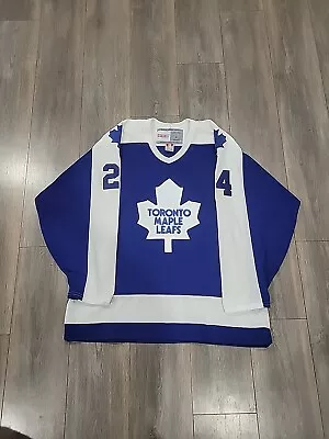  Authentic Vintage Daoust Maple Leafs Jersey Xl Ccm Koho Autographed  • $299.99