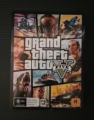 Grand Theft Auto V PC 7 DVD Rom Disc Video Game (Complete) • $59.99