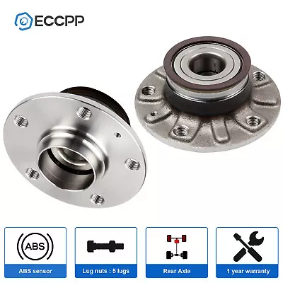 2Pcs Wheel Hub Bearings Rear For Audi A3 Volkswagen GTI Beetle Golf Jetta Rabbit • $47.95