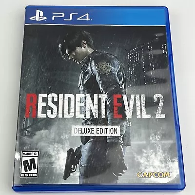 Mint Resident Evil 2 Deluxe Edition (Sony PlayStation 4 PS4 2019) • $29.99