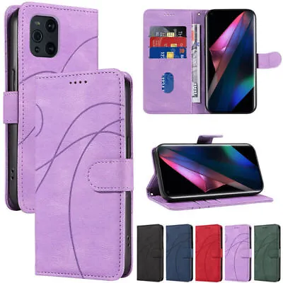 $70 • Buy For OPPO A78 A58 A57 Find X3 X5 Pro Lite Reno8 8T Flip Leather Wallet Case Cover