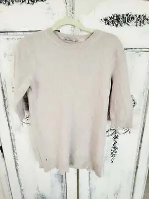 VINCE Cashmere Light Grey Pullover Sweater Women's Size M • $27.20