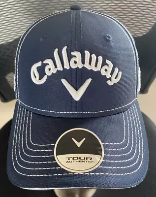 Callaway Golf TOUR AUTHENTIC Adjustable Laser Mesh Back Hat - Navy • $19.99