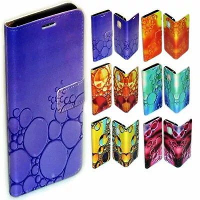 For Samsung Galaxy Note Series Water Bubble Print Wallet Mobile Phone Case Cover • $13.98