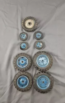 Vintage Toy Tractor Tires On Wheels (9) • $24