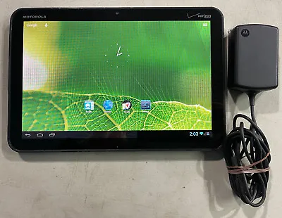 Motorola XOOM Tablet-Tested & Reset-Works Great-Tablet/Power CordSold As Is-C556 • $53.24