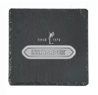 I. W. HARPER Whiskey Slate Coaster • $9.99