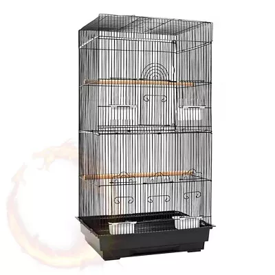 I.Pet Medium Bird Cage With Perch - Black • $45.98