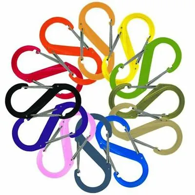 Nite Ize S-Biner Plastic #2 Dual-Gated Carabiner Clip Hiking Backpacking Home • $6.64