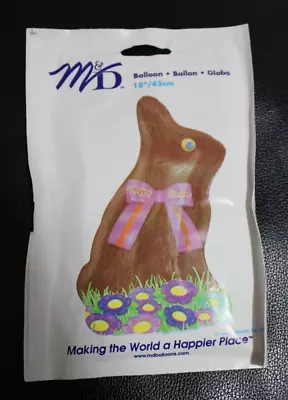 Lot Of 5 Balloons Chocolate Easter Bunny Mylar Balloon 18  • $10.99