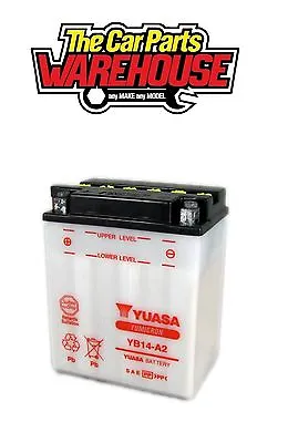 YB14-A2 Genuine Yuasa Motorcycle ATV Quad Buggy Battery XX With Acid Xx • £59.49