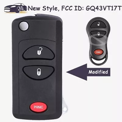 Modified Remote Car Key Fob 04686481 For 2002 2003 2004 2005 Dodge RAM 1500 2500 • $13.11