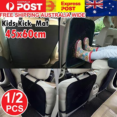 UP To 2x Car Back Seat Protectors Covers Kids Kick Mat Mats Pad Children Kid DF • $13.44