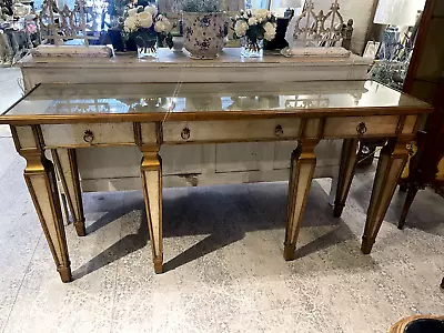 Theodore Alexander Eglomisé Console Table • $2900