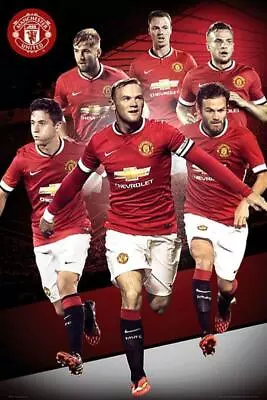 Manchester United Players 2014-15 - Maxi Poster 61cm X 91.5cm New And Sealed • $11.91