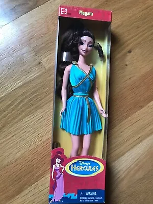 NEW SWEET Megara Doll Disney Hercules  GRECIAN BLUE DRES 1997 Doll 17261 Mattel  • $49.99