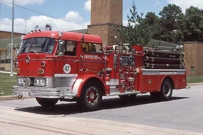 Baltimore County MD RE-47 1966 Mack C Model Pumper - Fire Apparatus Slide • $5
