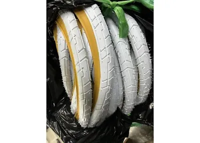 Old School Bmx Freestyle Slick White K78 Tyre 20 X 1.75 By Kenda • $24.99