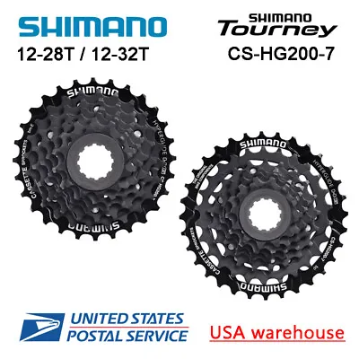 Shimano Tourney CS-HG200-7 7-Speed Cassette 12-28T 12-32T (OE) • $14.28