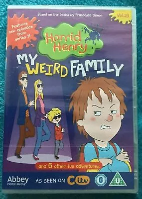 Horrid Henry My Weird Family (DVD) NEW • £1.99