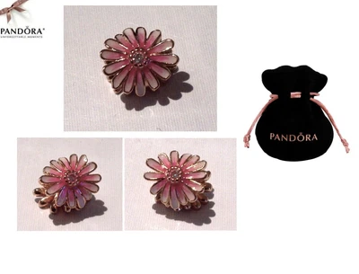 $62 • Buy New With Tags - Pandora Rose Pink Daisy Flower Charm - 788775C01 - Rrp $99