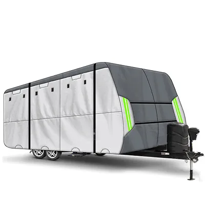£95.95 • Buy Eluto Caravan Cover Premium Breathable 4-Ply Full Grey - ALL SIZES