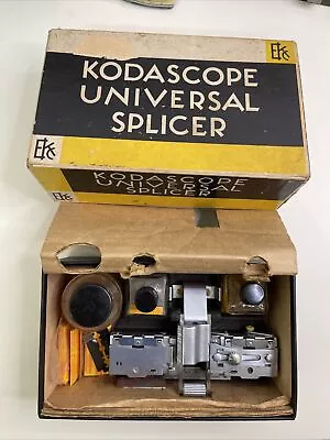 Kodascope Universal Splicer 8mm 16mm W/ Box Vintage Film Movie Eastman Kodak • $15