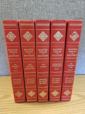 Masterpieces Of Mystery Selected By Ellery Queen 5 Volume Set • $49.89