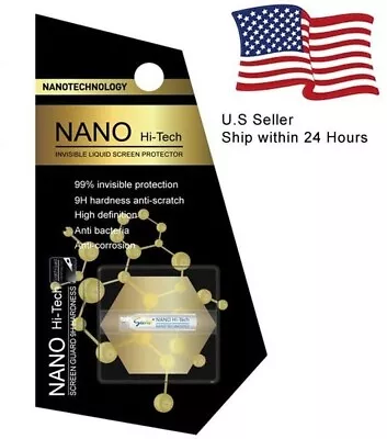 Nano Hi-Tech Invisible Liquid Screen Protector For All IPhone Samsung LG Devices • $6.95