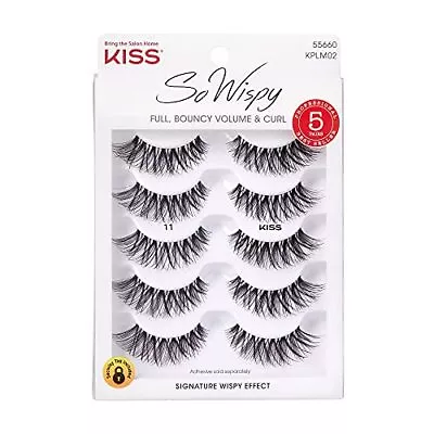 KISS Lashes | So Wispy False Eyelashes | Multipack #11 (Package May Basic • $12.75