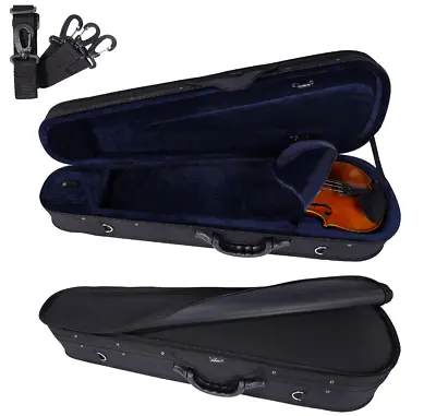 ADM 4/4 Full Size Violin Hard Case. Professional Triangular Shape  HL11-44 • $57.50