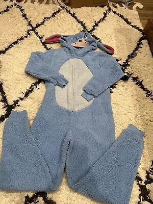 Oh Bother!! Disney Eeyore Hooded Fleece Costume/pajama Onsies Adult M SOOOO SOFT • $20