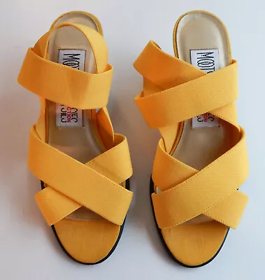 Mootsies Tootsies Yellow Criss Cross Strap Sandals - New Size 6M • $23