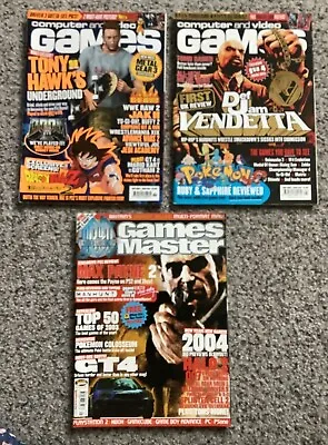 Magazine Bundle Computer & Video Games X 2 2003 Games Master 2004  • £14