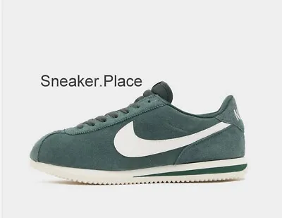Nike Cortez Men's Trainers In Dark Green And White Limited Stock • $310.95