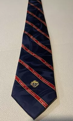 Knights Of Columbus Tie 100% Silk Necktie Charity Unity Fraternity Patriotism • $39.99