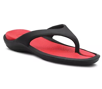 Mens Lightweight EVA Flip Flops Slip On Toe Post Pool Slide Summer Beach Sliders • £7.50