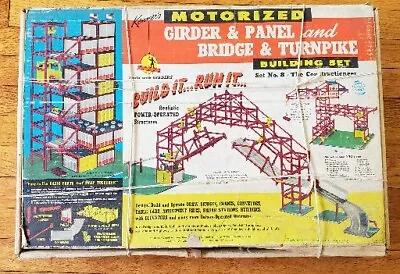 1960 Kenners Motorized Girder & Panel And Bridge & Turnpike No.8 Building Set • $75