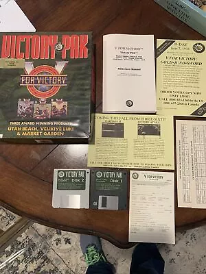 V For Victory - Victory Pak - Three Sixty Pacific - 1993 / IBM/PC • $30